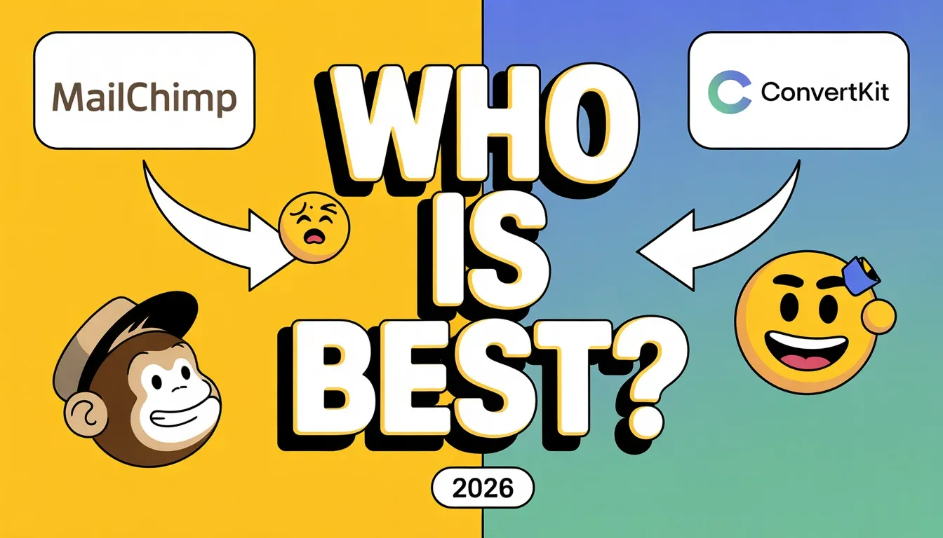 You are currently viewing Mailchimp vs ConvertKit (Kit) Review: Which is Better in 2026?